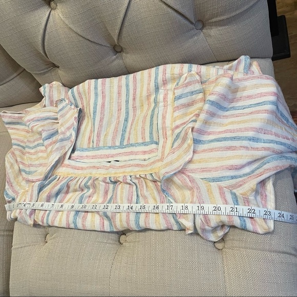 AK:  NWT Chaps "Paige" Beach Stripe Top Sz L - Picture 10 of 11